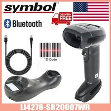 Zebra LI4278-SR20007WR Bluetooth Wireless 1D Barcode Scanner with Cable