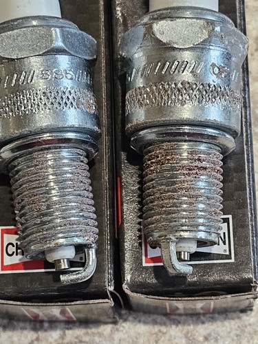 Champion Zündkerzen Set Jaguar 420 + 420G 4,2 Liter (Vergaser) - SIEHE FOTOS - Bild 3 von 3