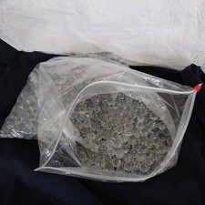 Vintage Clear Transparent 0.5" Glass Marbles 7lbs 9oz Estate Lot
