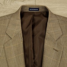 Stafford Sport Coat Mens 44R Classic Fit Wind...