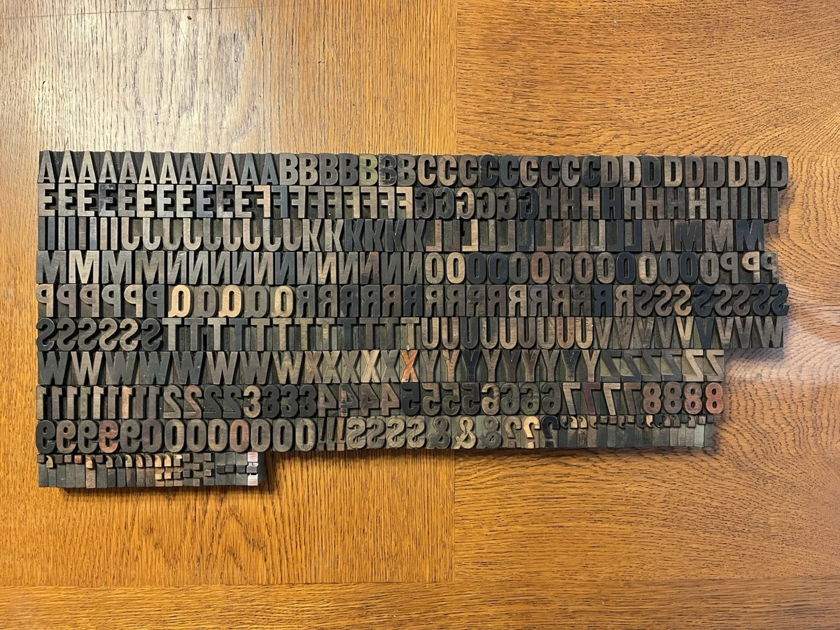Hamilton Printing Type, Cuts & Printing Blocks for sale - eBay