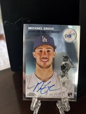 2023 Topps Chrome Platinum Anniversary - Autographs Michael Grove Rookie