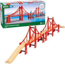 World Double Suspension Bridge - Fsc-Certified Longest Wooden Train Track Bridge
