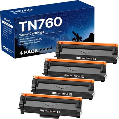 WEAREC Compatible Toner Cartridge Replacement for Brother TN760 TN-760 TN730 w