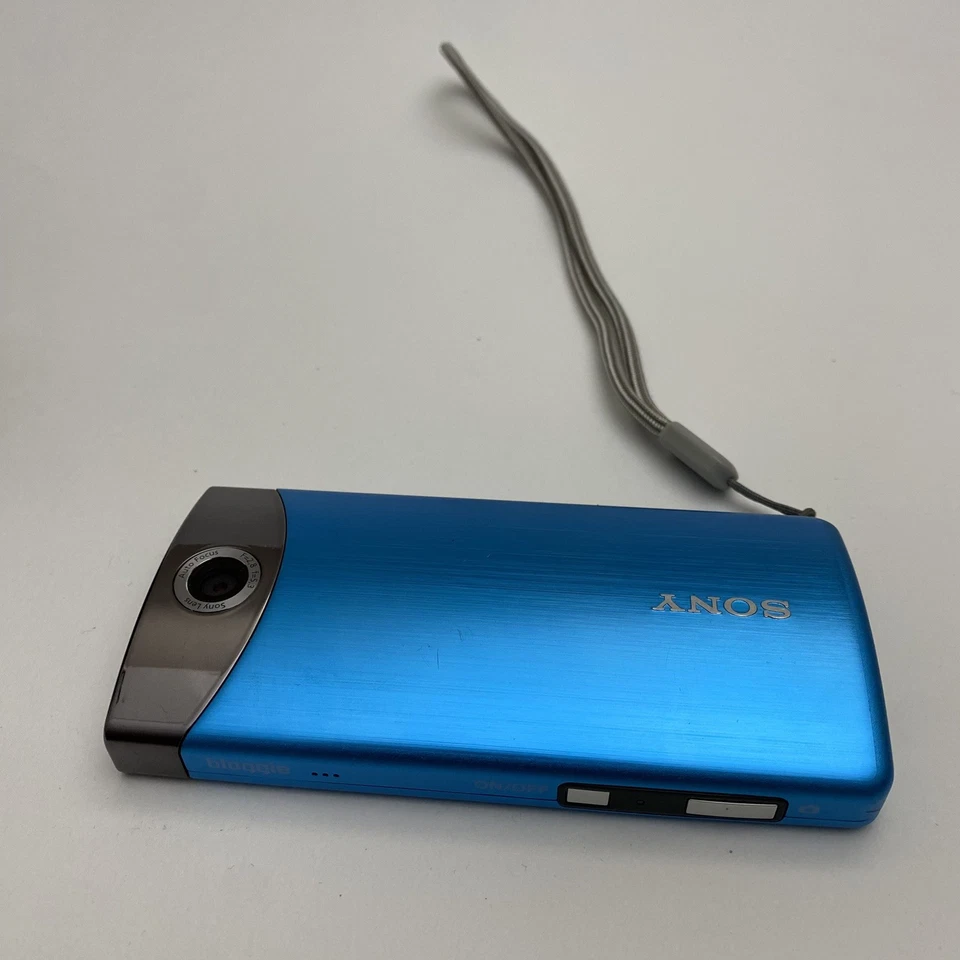 Sony Bloggie MHS-TS20 1080p Full HD Pocket Video Digital Camcorder Blue - Image 4 of 4