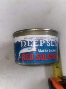 Alaska Sockeye Red Salmon, Deep Sea, 7.5 oz Cans, Exp. June 2028