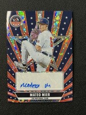 🔥2026 PANINI USA STARS STRIPES BASEBALL MATEO MIER Silver Disco SP Autograph 🔥