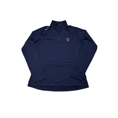 RLX Ralph Lauren x 1924 Crest Damen marineblau 1/4-Reißverschluss Pullover Golfshirt Small - Bild 1 von 4