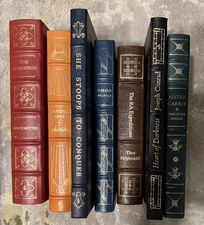 Easton Press : Lot of 7 books Choose one book or more from multiple titles.