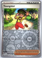 Youngster 198/198 Uncommon Scarlet & Violet Pokemon Reverse Holo Near Mint