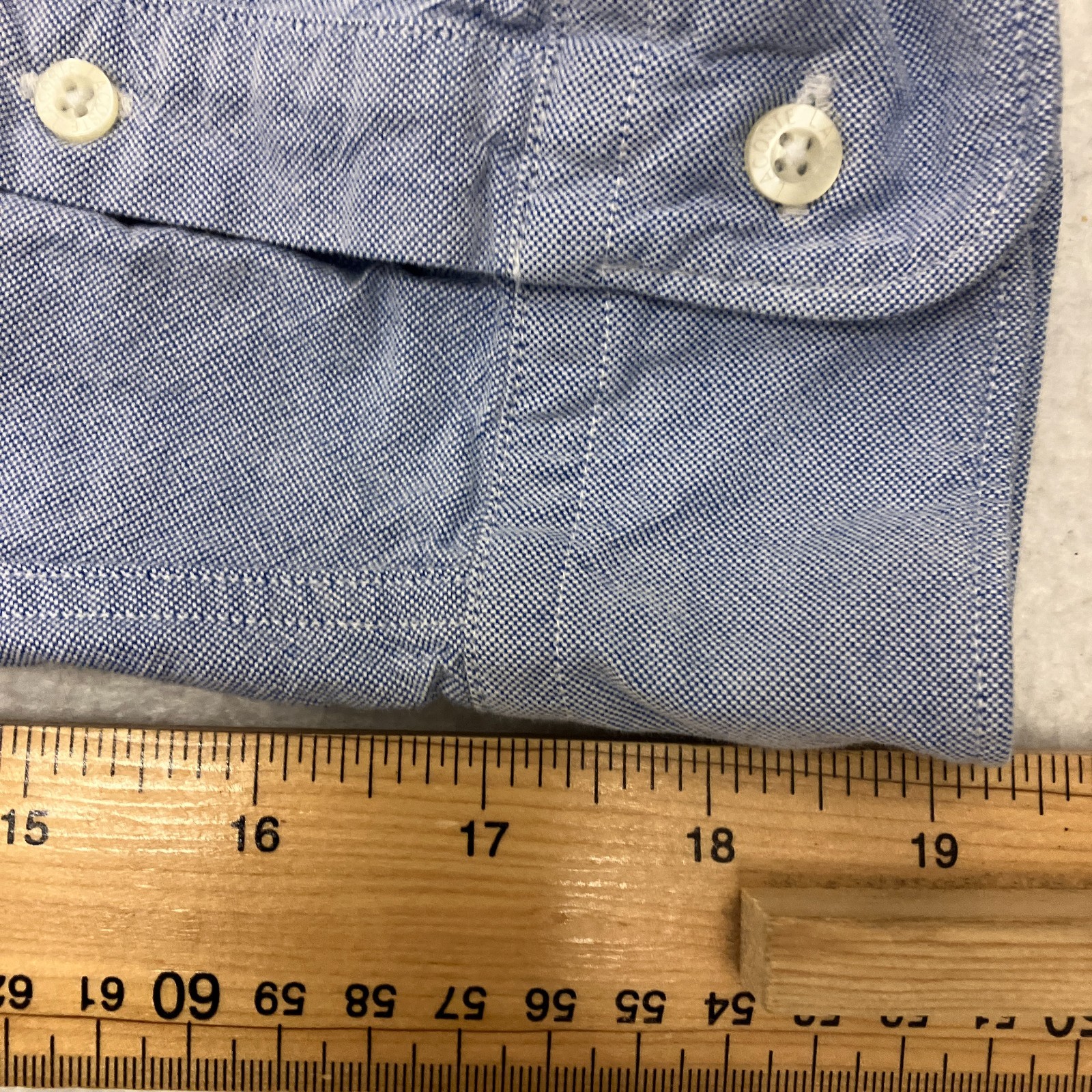 Lacoste Shirt Mens 45 Large Blue Button Down Long Sleeve Cotton thumbnail 12