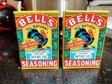 TWO BELL'S CLASSIC SALT FREE POULTRY BLEND All Natural Seasoning 1 oz EA. FREESH