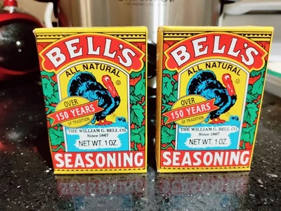 BELLS TWO BELL'S CLASSIC SALT FREE POULTRY BLEND All Natural Seasoning 1 oz EA. FREESH