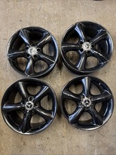 4X MERCEDES C CLASS ADHARAZ W209 W203 17" ALLOY WHEELS 7.5J 8.5J STAGGERED BLACK