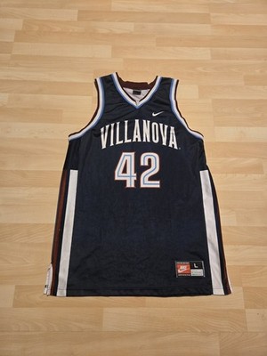 Villanova Wildcats Nike #42 Blue Basketball Jersey Adult L Vintage