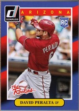 2014 Donruss The Rookies Baseball Card #93 David Peralta