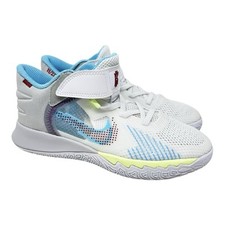 Nike Kyrie Flytrap 5  1 World 1 People  White Blue Chill Big Kids DD0339102 2Y