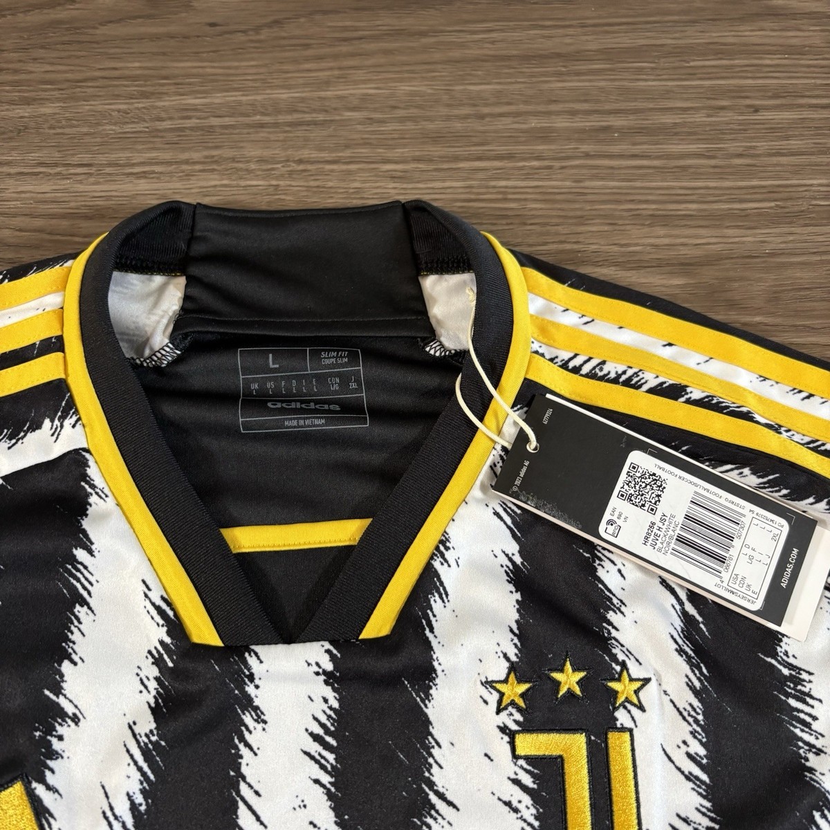 Adidas Juventus Home Authentic Jersey 2023/24 Men's Size Large NWT