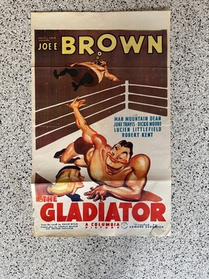 The Gladiator Joe E Brown Canadian 1 Sheet Movie Poster 26'' x 42'' (1938)