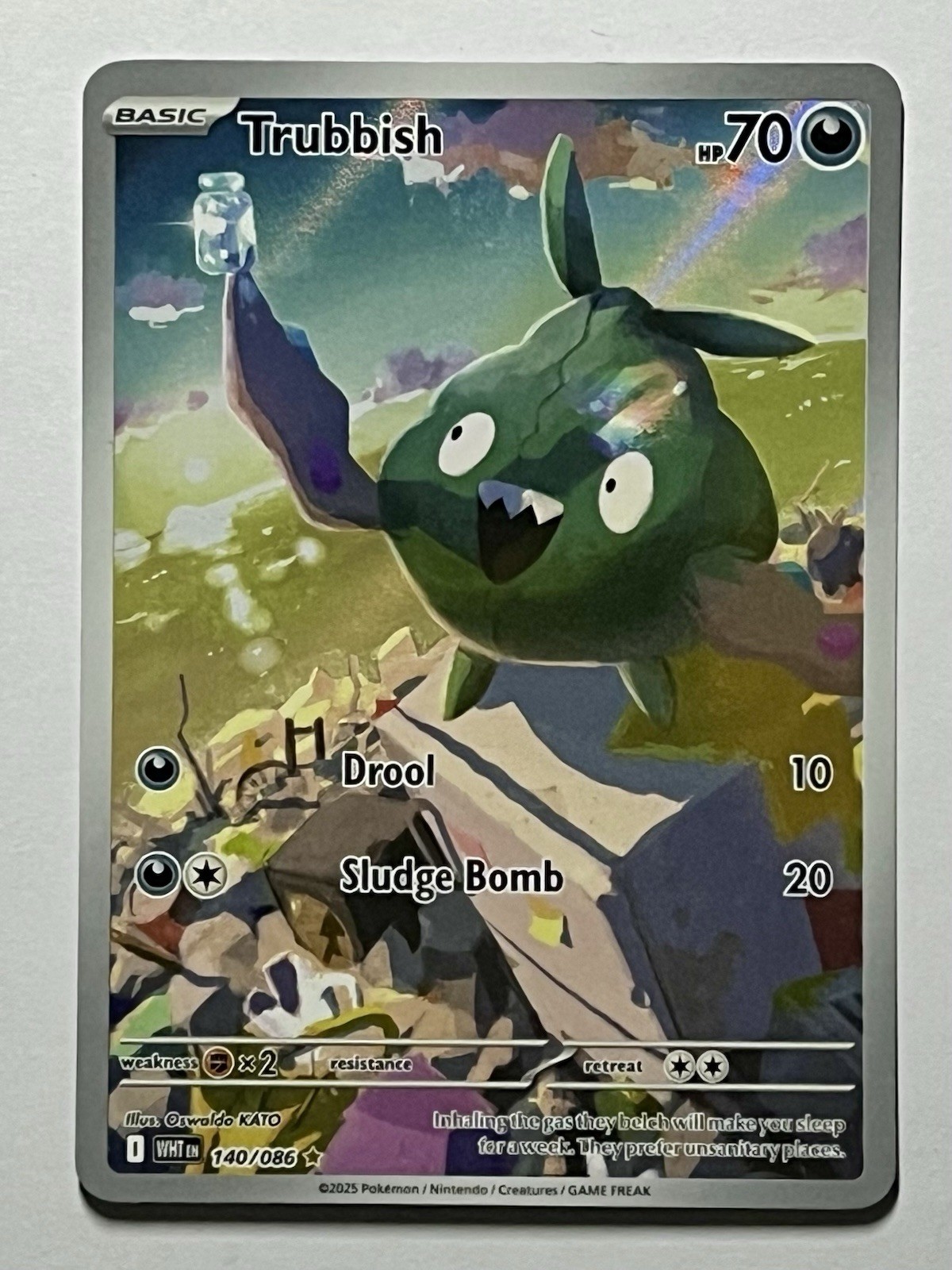 Trubbish 140/086 (LP) Illustration Rare Scarlet & Violet: White Flare 2025