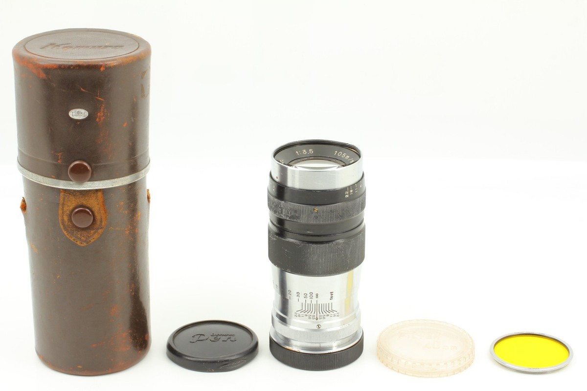 【良品+】Sankyo Koki KOMURA 105mm F3.5 L39Mt Excellent* KOMURA 105mm f/3.5 Sankyo Koki L39 + case 2064532