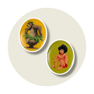 Jungle Book Disney Carrefour Tiny Pins: Baloo and Mowgli