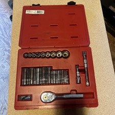 Proto Professional J52136 Socket Set 38 Drive 22 Piece 12 Point Fractional