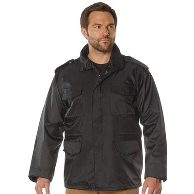 Black Military Lightweight Nylon Tactical M-65 Storm Field Jacket