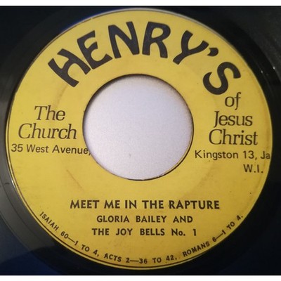 Gloria Bailey - Meet Me In The Rapture / I Must Have (Vinyl 7'' - JM - Original)