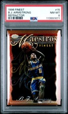 1996 FINEST REFRACTOR #15 B.J. ARMSTRONG PSA 8