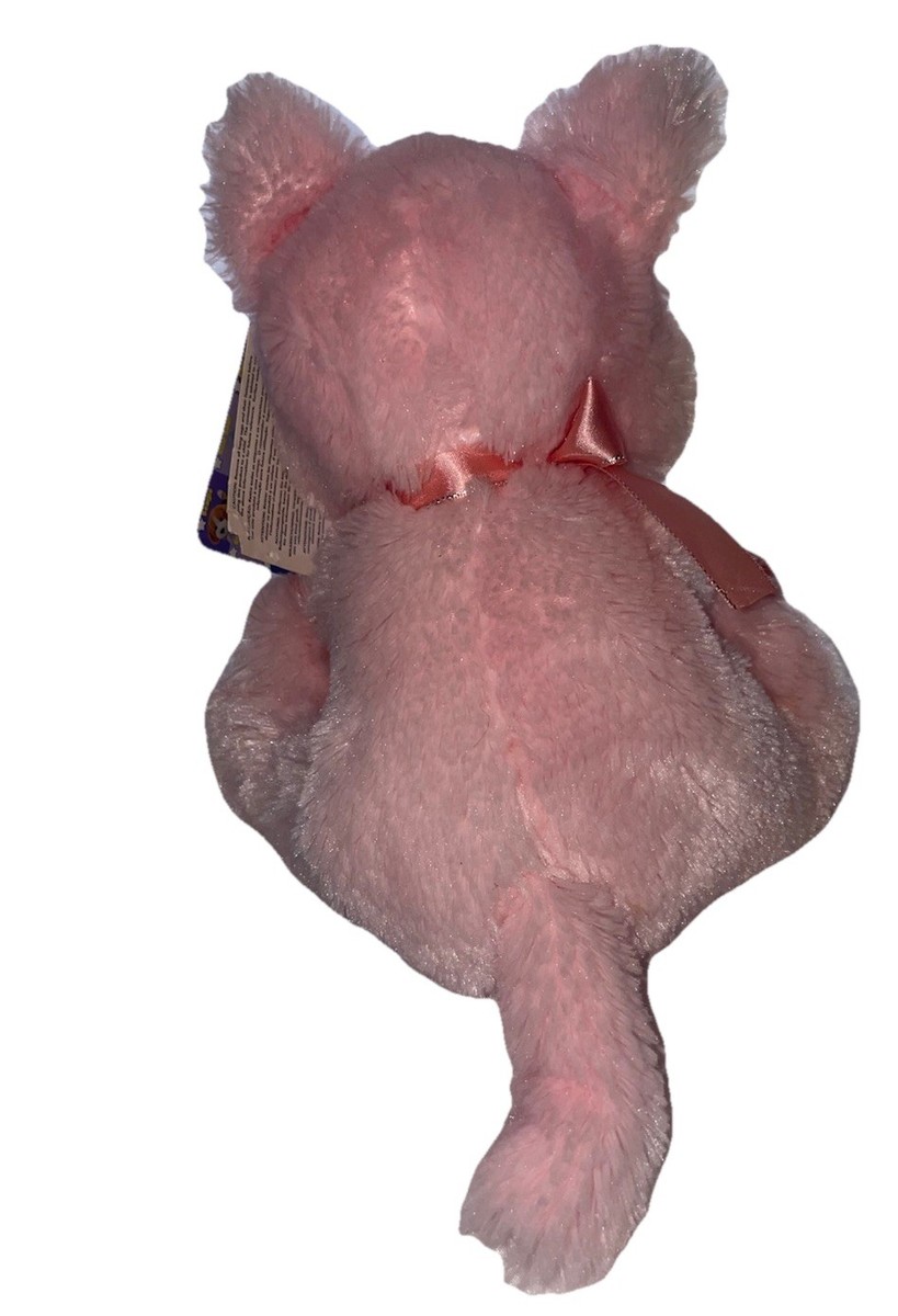Russ Berrie SHINING STARS Pink Pig Cuddly Plush New without Code