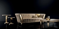 Dreisitzer Couch Polster Design Sofa 3 Sitz Sofas Zimmer Luxus Couchen MöBel Neu