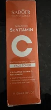 SADOER 5X Heavy Vitamin C Whitening Brightening Skin Active Face Toner -130ml