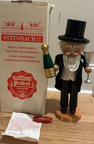 Signed Steinbach Millennium Man Nutcracker Limited Edition Taron W/ Box Germany