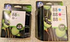 New Genuine HP 88XL Black Color Ink Cartridges Officejet Pro K5400 K550