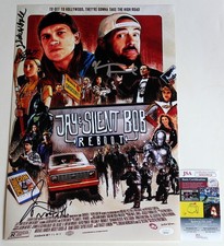 JAY & SILENT BOB REBOOT CAST SIGNED 12x18 PHOTO POSTER SMITH MEWES AUTO JSA COA