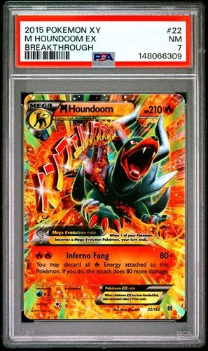 M Houndoom-EX graded PSA 7 for sale on eBay