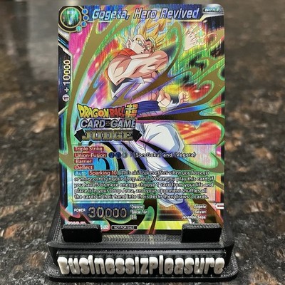 Gogeta Hero Revived BT5-038 JUDGE STAMP Foil Dragon Ball Super Card Game |  NM | eBay