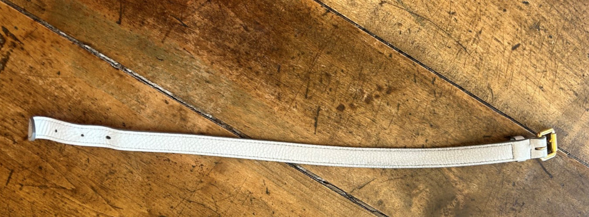 AUTHENTIC LOUIS VUITTON EXTENSION STRAP FOR WHITE XS MAHINA MYPOUPETTE SELLER View 5
