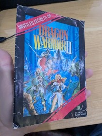 N1 Damaged Used Dragon Warrior 2 Unveiled Secrets Book - NES