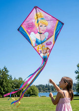 XKites Skydiamond Set of 2 Kites Cinderella- 23" Poly Diamond Kites New