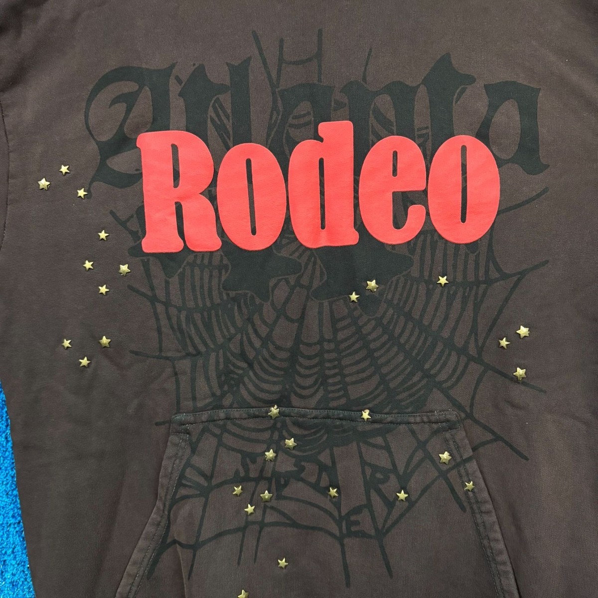 Travis Scott X SP5DER ATL Rodeo Days Before RodeoHoodie Size Extra