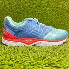 Karhu Fast 7 MRE Womens Size 8 Silver Lake Blue Red Running Shoes Sneakers