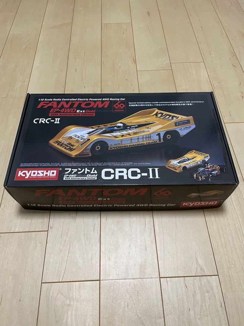 Kyosho 1/12 RC Fantom EP-4WD Ext Gold 60th Anniversary Limited CRC-II