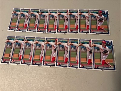 Lot of (20) 2024 Bowman Draft Paper Mick Abel Phillies Twins #BD-78   