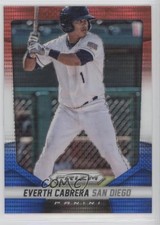 2014 Panini Prizm Red White & Blue Pulsar Prizm Everth Cabrera #41 1n0