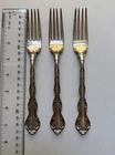 Gorham Strasbourg Sterling Silver Dinner Forks Set of 3 7.5”  No Monogram