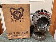 Vintage Bantam Super Spotlight W/ Swivel Mount 500W Complete With Box
