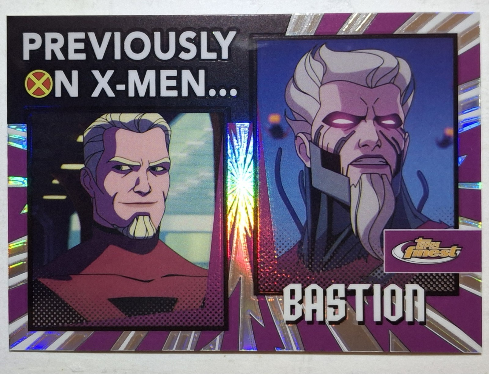 2025 Topps Finest Marvel X-Men '97 #PO-13 Bastion Previously On X-Men