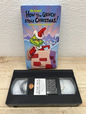 Vtg 1966 ''Dr. Seuss' How the Grinch Stole Christmas'' VHS Animation In Color